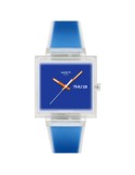 Orologio Swatch - What If… See Thru Blue-Trasparente-42mm-Blu-SO38K701
