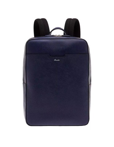 Pineider Backpack - Saffiano Calfskin - Dark Blue - PBL005334