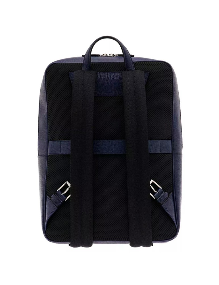 Zaino Pineider - Pelle di Vitello Saffiano - Blu Scuro - PBL005334