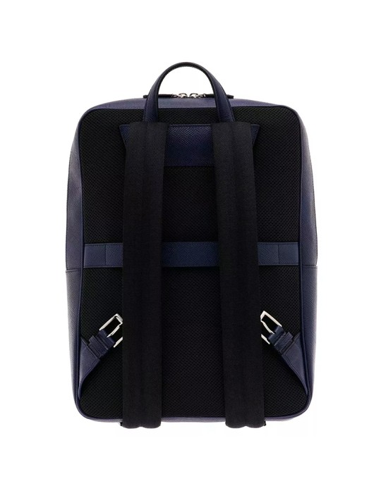 Zaino Pineider - Pelle di Vitello Saffiano - Blu Scuro - PBL005334