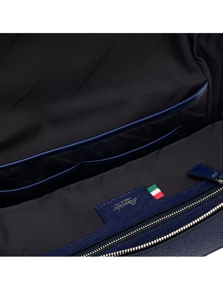 Zaino Pineider - Pelle di Vitello Saffiano - Blu Scuro - PBL005334