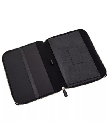 Pineider Tablet Holder - Essenziale - Black Saffiano Leather - PBS733856 2