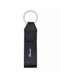 Pineider Keyring - Essential - Black Leather - PBS751856