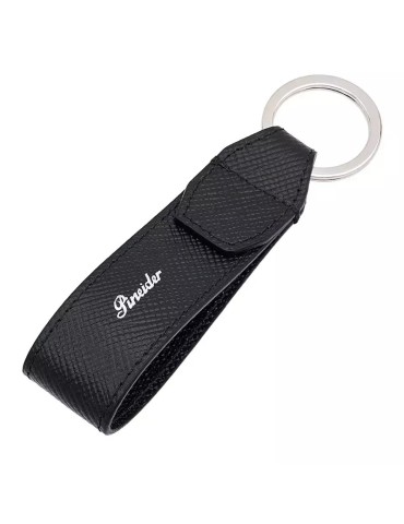 Pineider Keyring - Essential - Black Leather - PBS751856 2