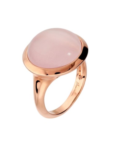 Bronzallure Ring - Pink Stone - Cat's Eye - Size 16 - WSBZ02630.PCE-16