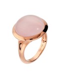 Anello Bronzallure - Pietra Rosa - Occhio di Gatto - Misura 16 - WSBZ02630.PCE-16