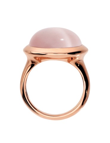 Bronzallure Ring - Pink Stone - Cat's Eye - Size 16 - WSBZ02630.PCE-16 2