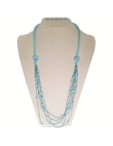Rajola-Jazz-Long Necklace-Turquoise-Apatite Paste Elements -54-681-15