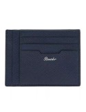 Portacarte Pineider - Essenziale - Pelle Saffiano Blu Scura -PBS806334