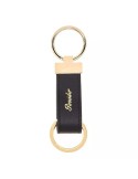 Pineider Keyring - Essential in Black Saffiano Calfskin - 0