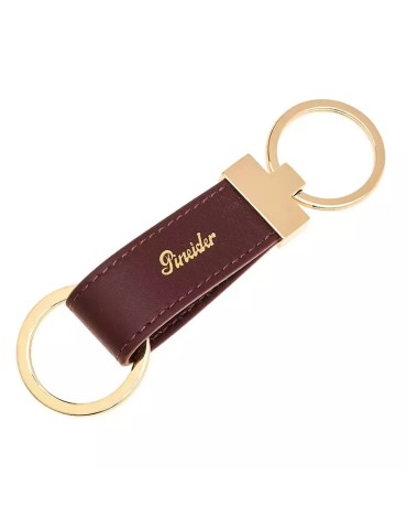 Portachiavi Pineider - Pelle di Vitello Saffiano - Marrone - PMS530195 2