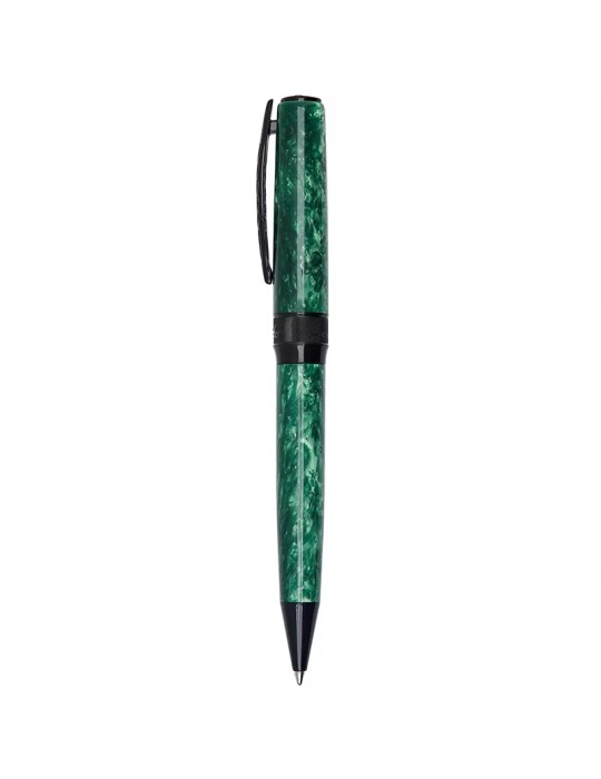 Pineider Ballpoint Pen - Rock in Resin - Green - SB0MSPP4903060