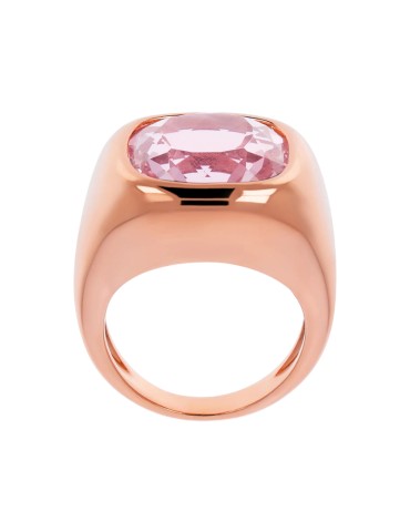 Anello Bronzallure-Rose Gold-Prisma Gem Rosa-Misura 14-WSBZ02668.MO-14 2