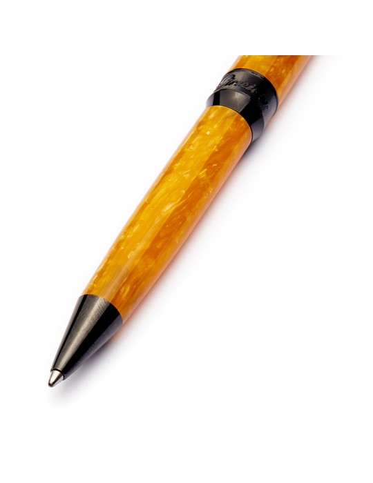 Pineider Ballpoint Pen - Rock - Resin - Orange - SB0MSPP4903108