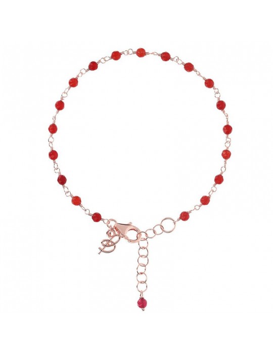 Bracciale Bronzallure - Variegata - Amorette - Agata Rossa-WSBZ01260RA Bracciale Bronzallure - Variegata - Amorette - Agata Rossa-WSBZ01260RA