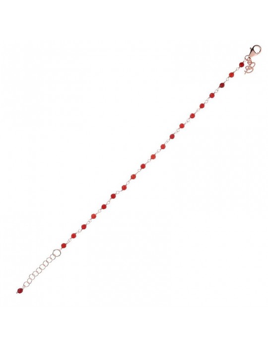 Bracciale Bronzallure - Variegata - Amorette - Agata Rossa-WSBZ01260RA