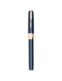 Pindeider Rollerball Pen-Classic-Rose Gold-Peacock Blue Color-SPP62020869