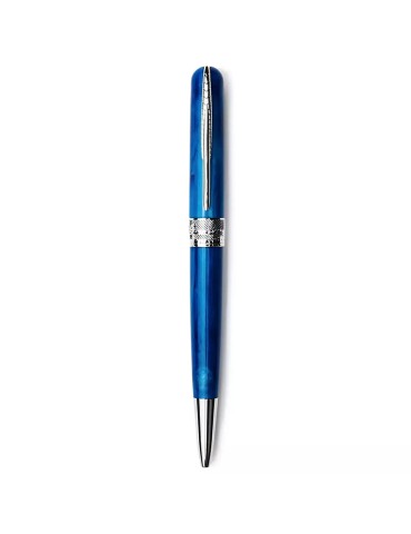 Pineider Ballpoint Pen - Ultraresin - Neptune Blue - SS0MSPP2103424