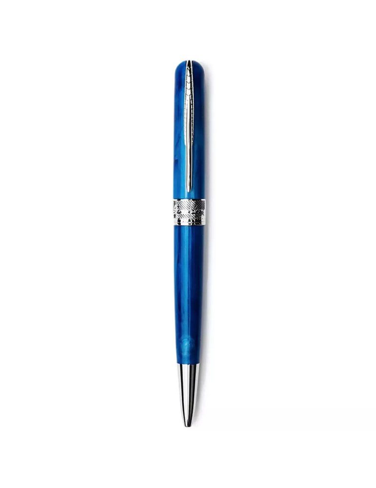Pineider Ballpoint Pen - Ultraresin - Neptune Blue - SS0MSPP2103424