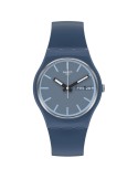 Orologio Swatch - Knock Nap - Tempo e Data - 34mm - Blu - SO28N701