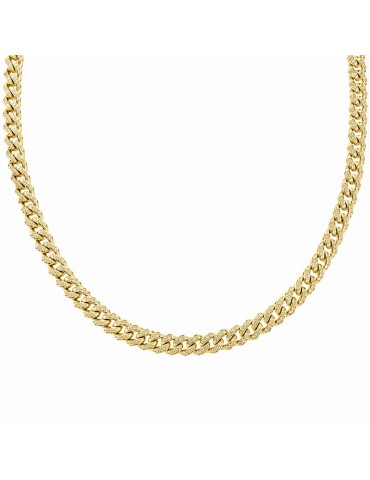Bronzallure Necklace - Cubic Zirconia - Gold - Small - WSBZ02699Y.WR-40