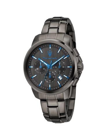 Maserati Watch-Gunmetal Grey-42mm-Blue Details-R8873654004