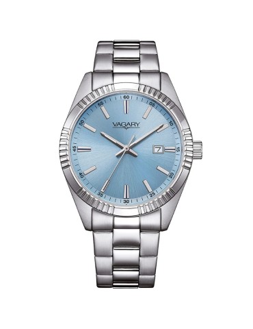 Orologio Vagary -Tempo e Data - Silver - 39mm - Blu - IB9-115-75