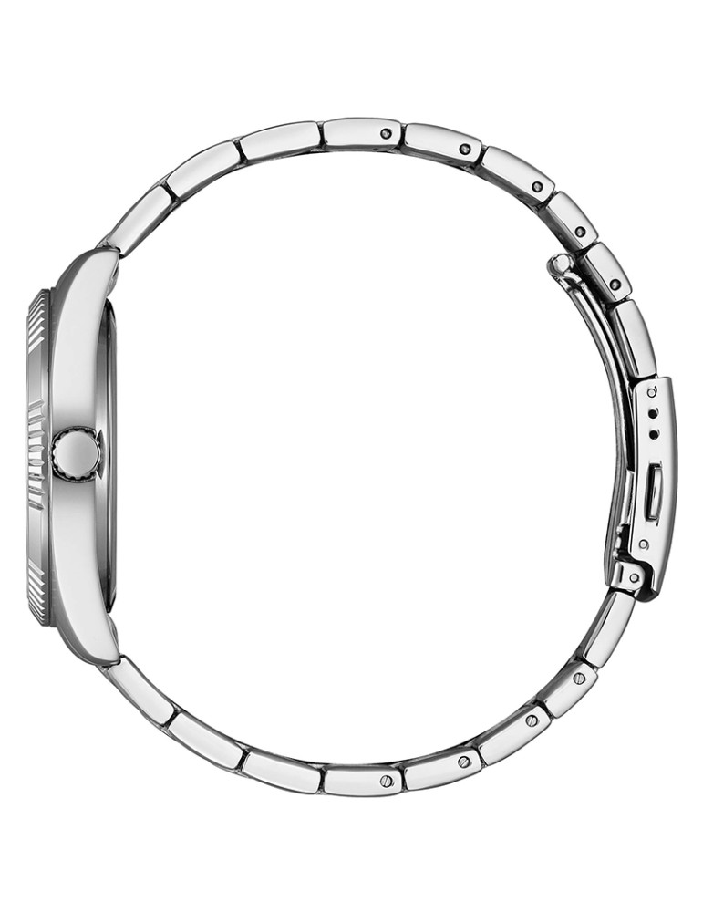 Vagary Watch - Time and Date - Silver - 39mm - Blue - IB9-115-75