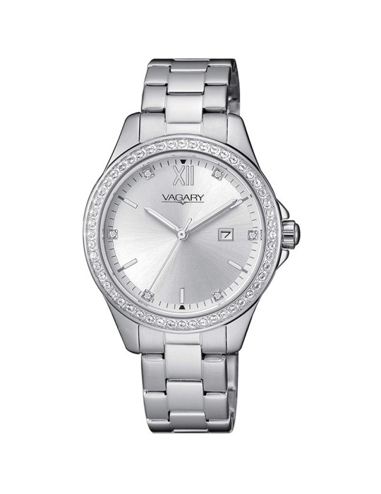Vagary Women's Watch - Silver - 32mm - Crystals - IU2-413-11