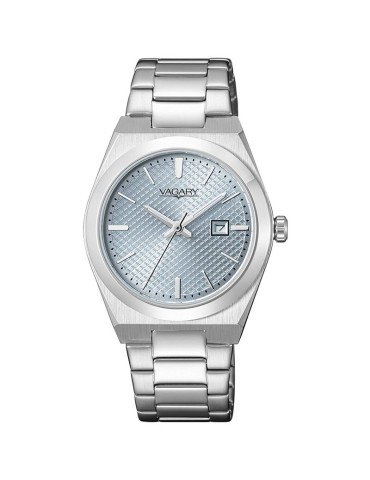 Vagary Women's Watch - Time and Date - Silver - 32mm-Blue-IU3-118-75