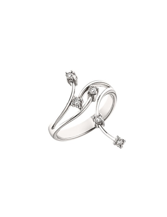 Chimento - Tradition Gold Ring in 18-karat White Gold with 0.11 ct Natural Diamonds - 0