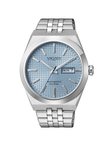 Vagary Watch - G.Matic - Time and Date - Silver -40mm-Blue-IX3-513-71