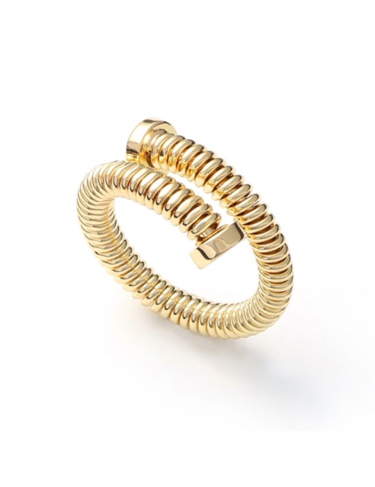 Anello Unoaerre - Regolabile - Dorato - a Catena - EXA0094G