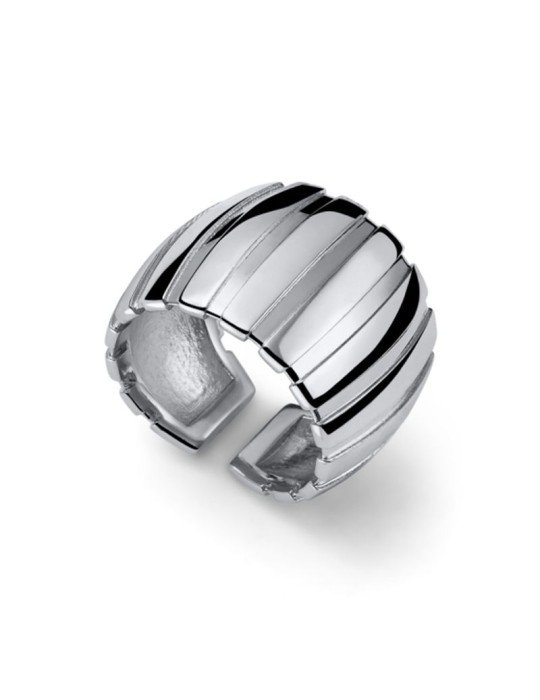 Unoaerre Ring - Adjustable - Band - Silver - Worked - EXA101B