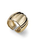 Unoaerre Ring - Adjustable - Band - Gold - Worked - EXA101G