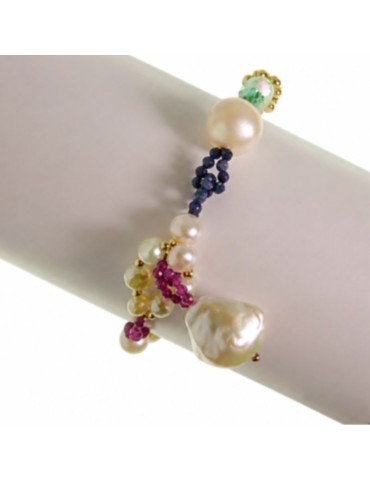 Bracciale Rajola - Fusion - Perle - Pietre Colorate - 54-501-218