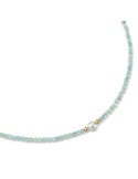 Boccadamo Choker - Pearl-Aquamarine Crystals-Pearl-BGR154DA