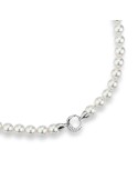 Boccadamo Necklace - String of Pearls - Pavé of Zircons - BGR147M