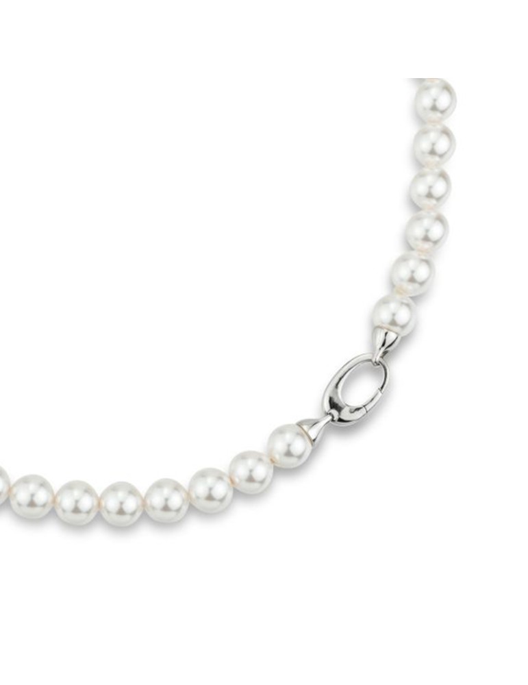 Boccadamo Necklace - String of Pearls - Oval Clasp - BGR148S