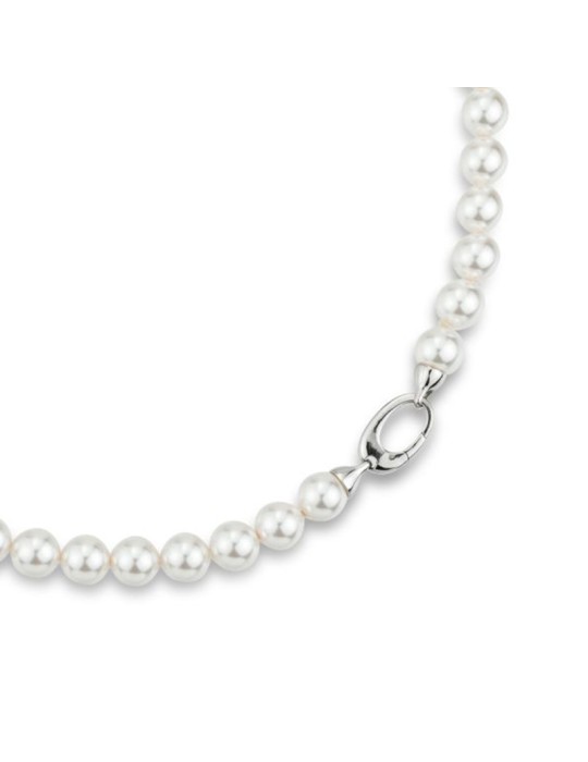 Collana Boccadamo - Filo di Perle - Chiusura Ovale - BGR148S