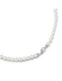 Boccadamo Necklace - Pearls - Parrot Clasp - Zircons - BGR149M