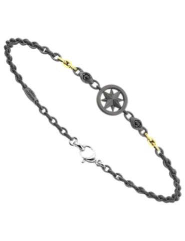 Bracciale Zancan - Titanio Nero - Diamanti Neri 0,07ct - ETB422G 2