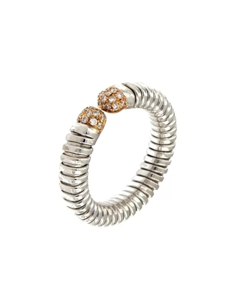 Anello Antorà - Memento in Oro Bianco 18 Carati con Diamanti Naturali 0,15 ct - ART5216S