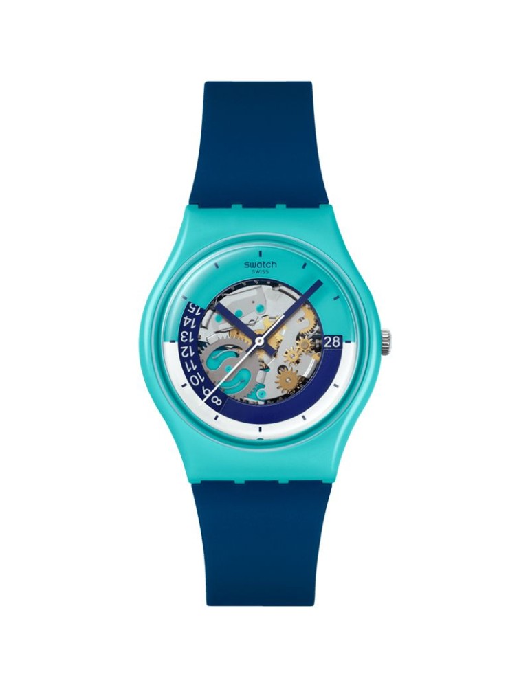 Orologio Swatch - If Not Now, When - Blu - 34mm - Turchese - SO28L400