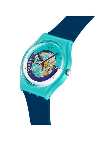 Orologio Swatch - If Not Now, When - Blu - 34mm - Turchese - SO28L400 2