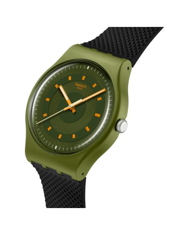 Swatch Watch - Only Time - Black - 41mm - Green - SO29G113 2
