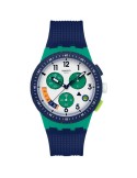 Swatch Watch - Time Flies - Chronograph - Blue - 42mm -White-SUSG412