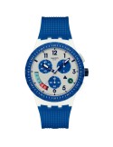 Swatch Watch - It's Time! - Chronograph - Gray - 42mm-Blue-SUSM409