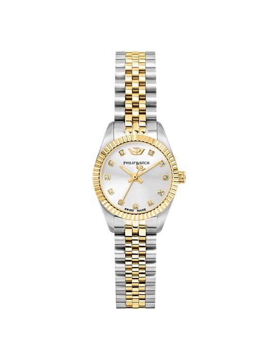 Orologio Philip Watch - Caribe Urban Mini Quarzo 24mm Argento Dorato - 0