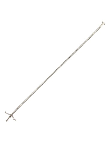 Crieri Tennis Bracelet - in 18K White Gold with 0.95 ct White Diamonds - 0 2